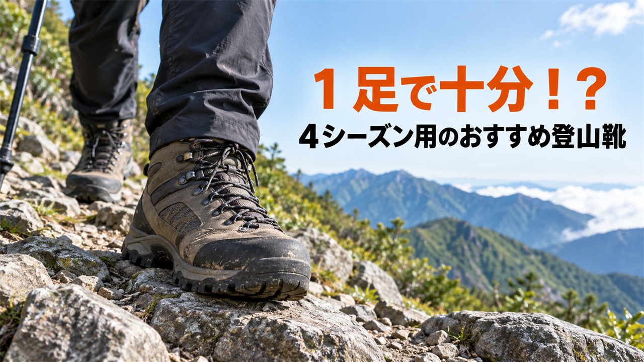１足で十分！？4シーズン用のおすすめ登山靴