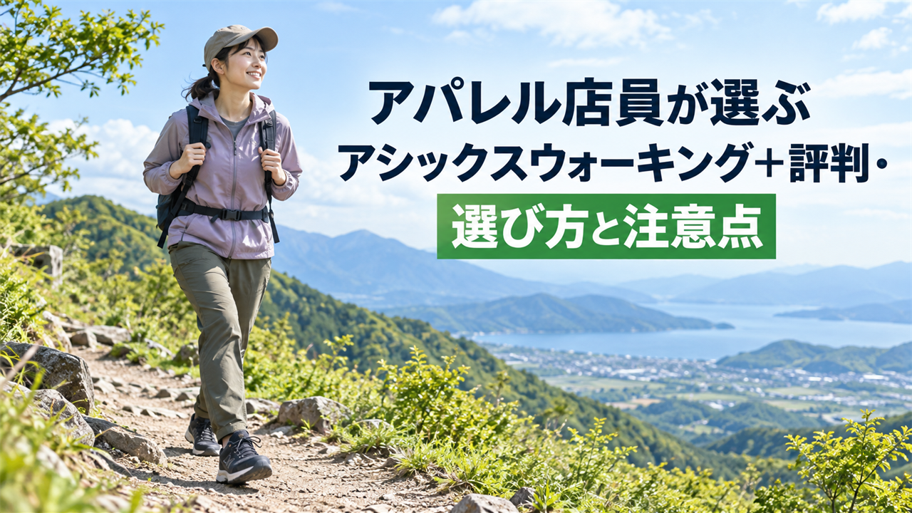 アパレル店員が選ぶアシックスウォーキング＋評判・口コミまとめ