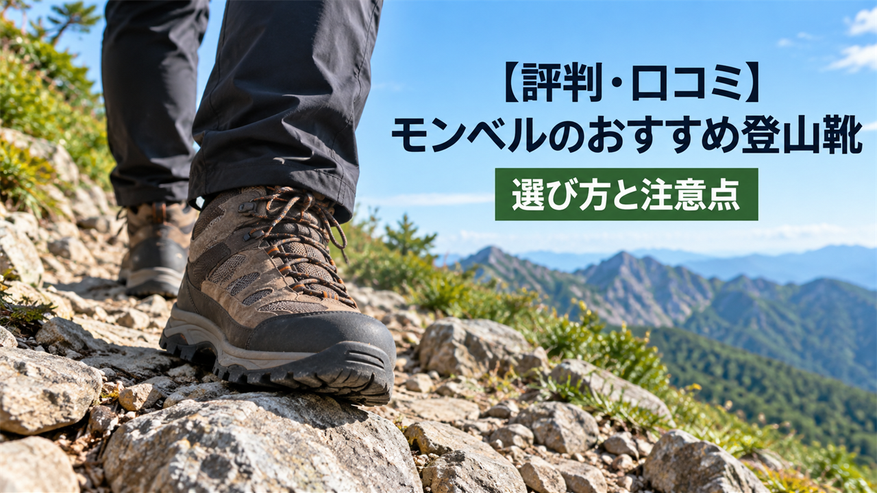 【評判・口コミ】モンベルのおすすめ登山靴