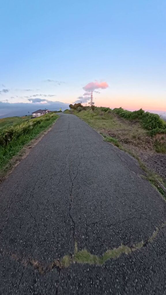 Insta360 GO Ultraで撮影した夕方の遊歩道の映像